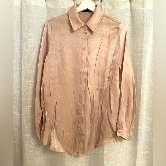 PrettyLittleThing Champagne Co-ord Set - Picture 4 of 6